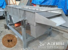 江蘇南通鋸末直線篩已經發貨，羅先生請注意查收！