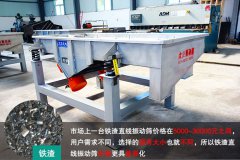 <b>鐵渣直線振動篩價格多少？</b>